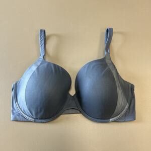 Victoria’s Secret Lined Perfect Coverage 36DD Gray Underwire T-Shirt Bra